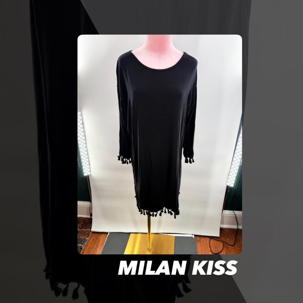 EUC Milan Kiss Tassel Tunic Dress